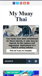 Mobile Screenshot of mymuaythai.com