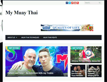 Tablet Screenshot of mymuaythai.com